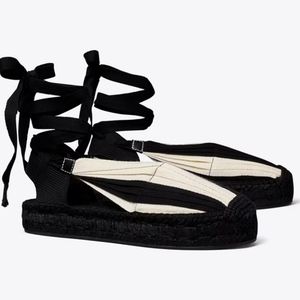 Brand new Tory Burch string-up espadrille. $225 retail